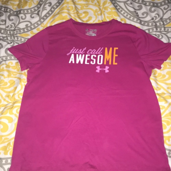 Girls Underarmour short sleeve tee - Picture 1 of 3